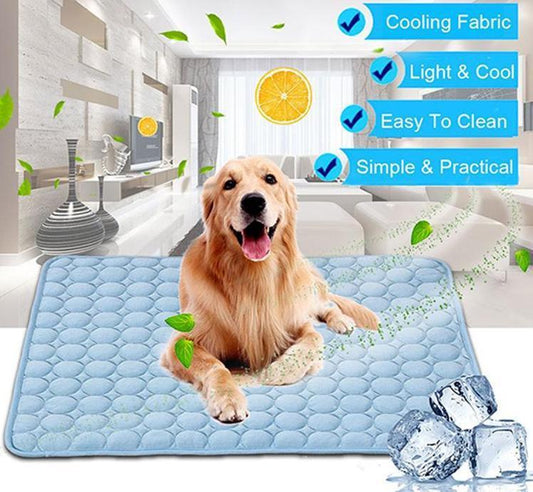 Pet Dog & Cat Ice Silk Cold Nest Pad For Cooling In Summer