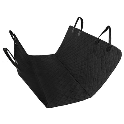 Keep Your Car Clean on Every Adventure — Dog Back Seat Hammock Cover with Safety Mesh & Zip Pocket