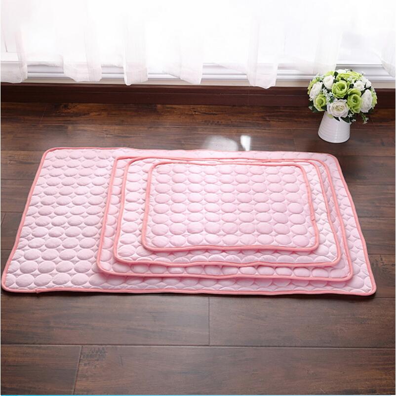 Pet Dog & Cat Ice Silk Cold Nest Pad For Cooling In Summer