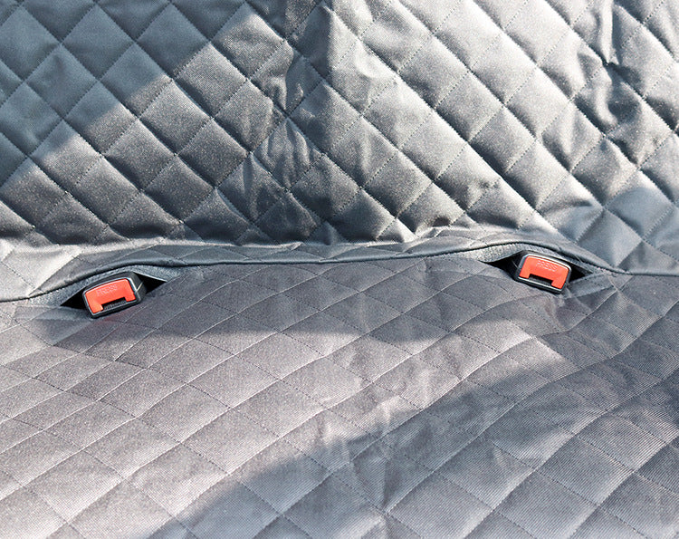 Keep Your Car Clean on Every Adventure — Dog Back Seat Hammock Cover with Safety Mesh & Zip Pocket