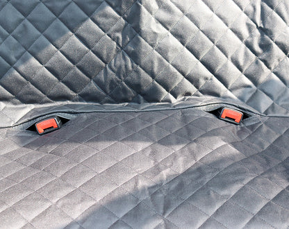 Keep Your Car Clean on Every Adventure — Dog Back Seat Hammock Cover with Safety Mesh & Zip Pocket