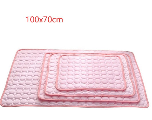Pet Dog & Cat Ice Silk Cold Nest Pad For Cooling In Summer