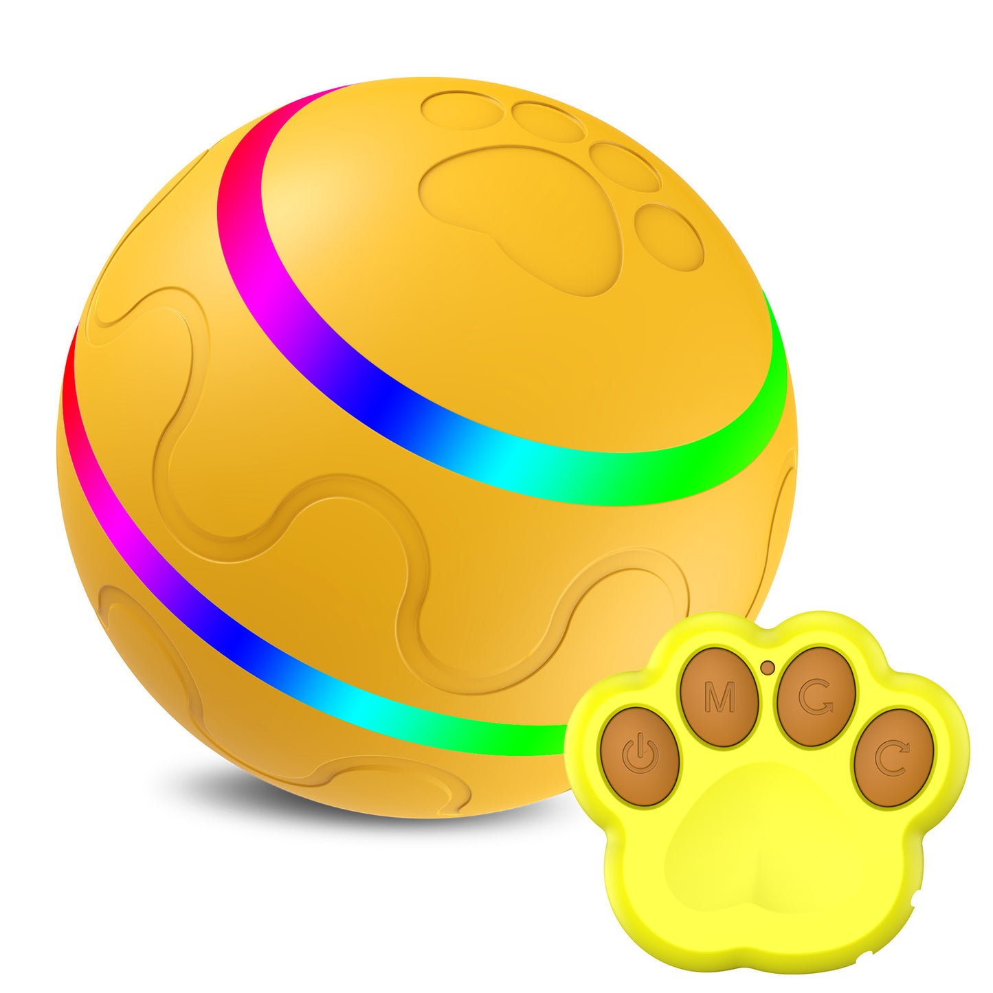 USB Rechargeable Self-Rotating Smart Cat Toy Ball
