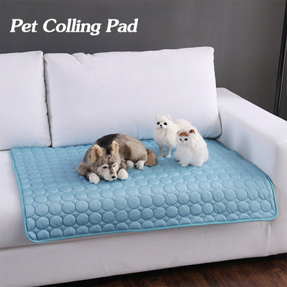 Pet Dog & Cat Ice Silk Cold Nest Pad For Cooling In Summer