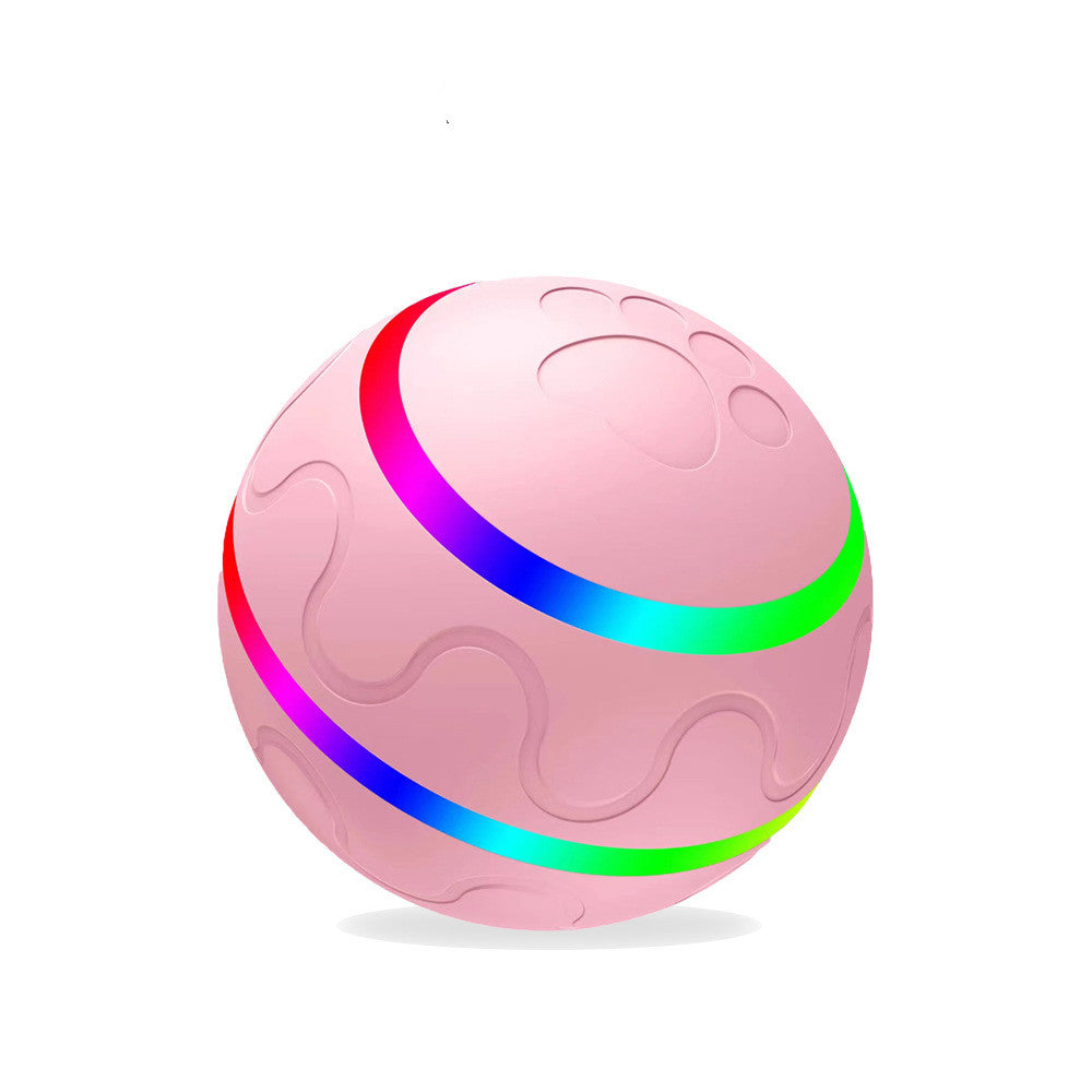 USB Rechargeable Self-Rotating Smart Cat Toy Ball