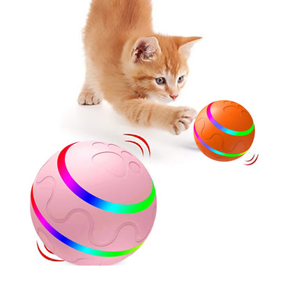 USB Rechargeable Self-Rotating Smart Cat Toy Ball