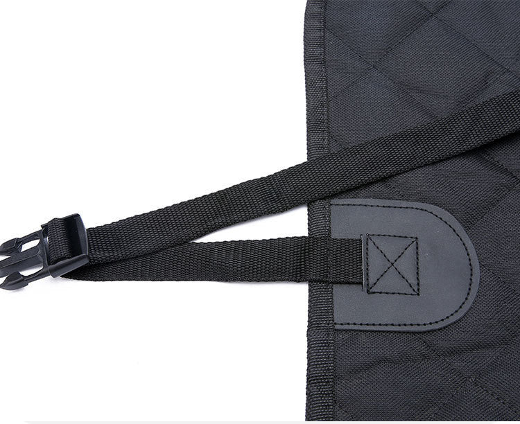 Keep Your Car Clean on Every Adventure — Dog Back Seat Hammock Cover with Safety Mesh & Zip Pocket