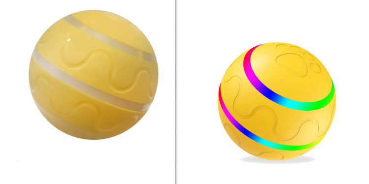 USB Rechargeable Self-Rotating Smart Cat Toy Ball