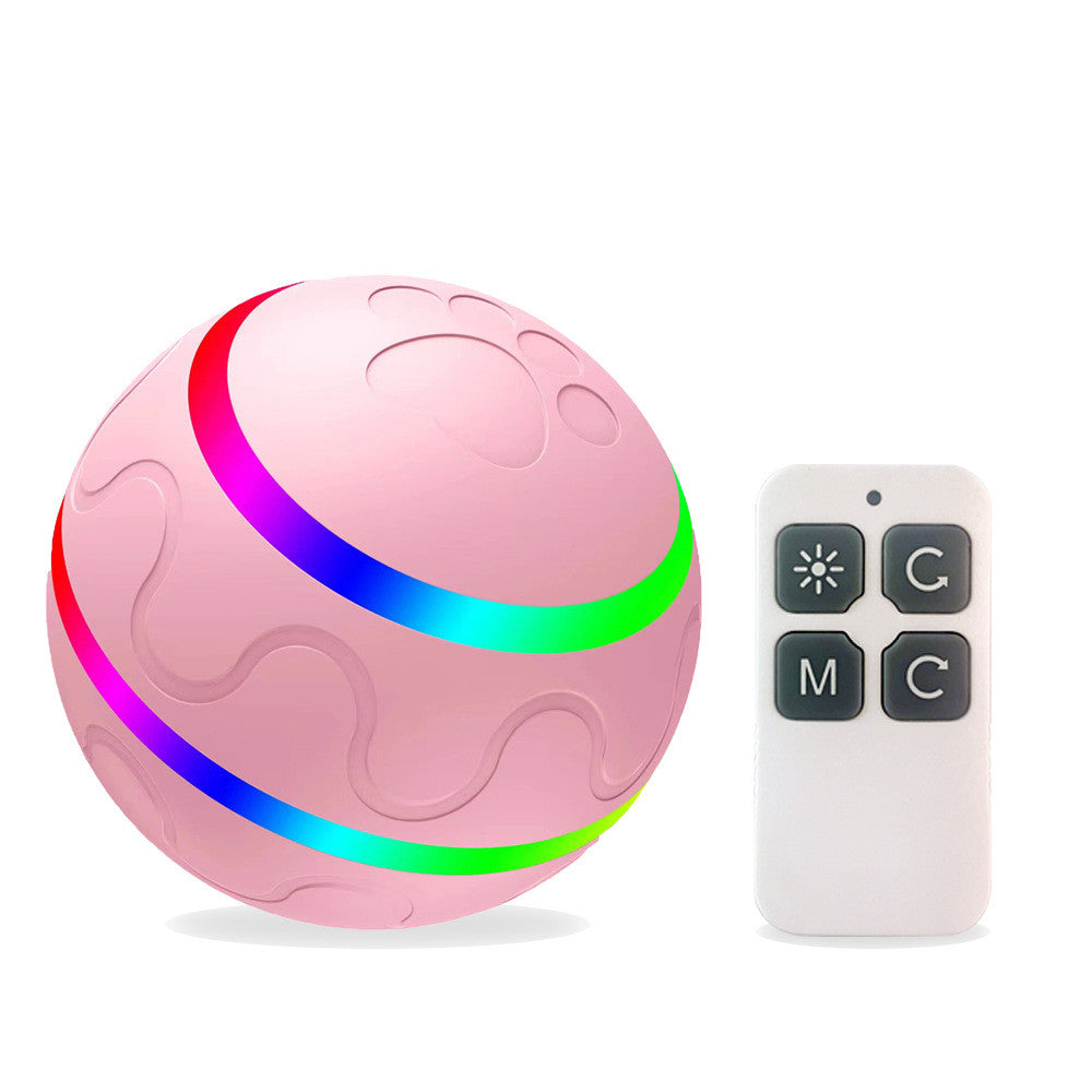 USB Rechargeable Self-Rotating Smart Cat Toy Ball